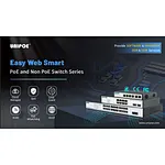 Easy Web Smart PoE Switch—More cost-effective and efficient network solutions!